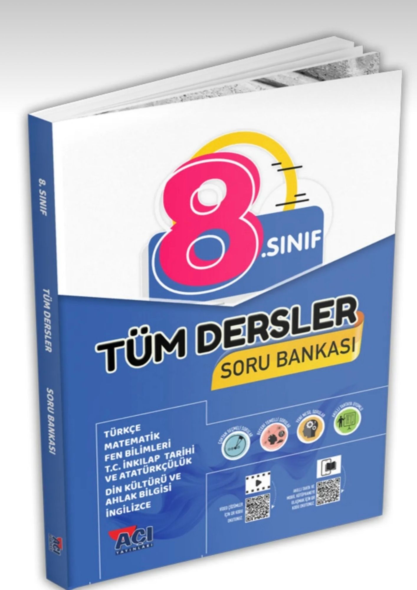 Açı Yayınları 8.sınıf Lgs Tüm Dersler Soru Bankası