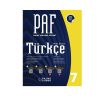 PALME PAF 7.SINIF TÜRKÇE ANLATIM FÖYLERİ