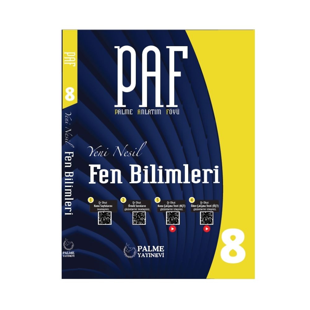 PALME PAF 8.SINIF FEN BİLİMLERİ ANLATIM FÖYLERİ